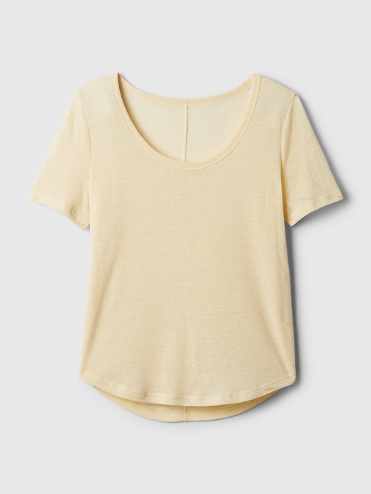 Image number 5 showing, Linen-Blend T-Shirt