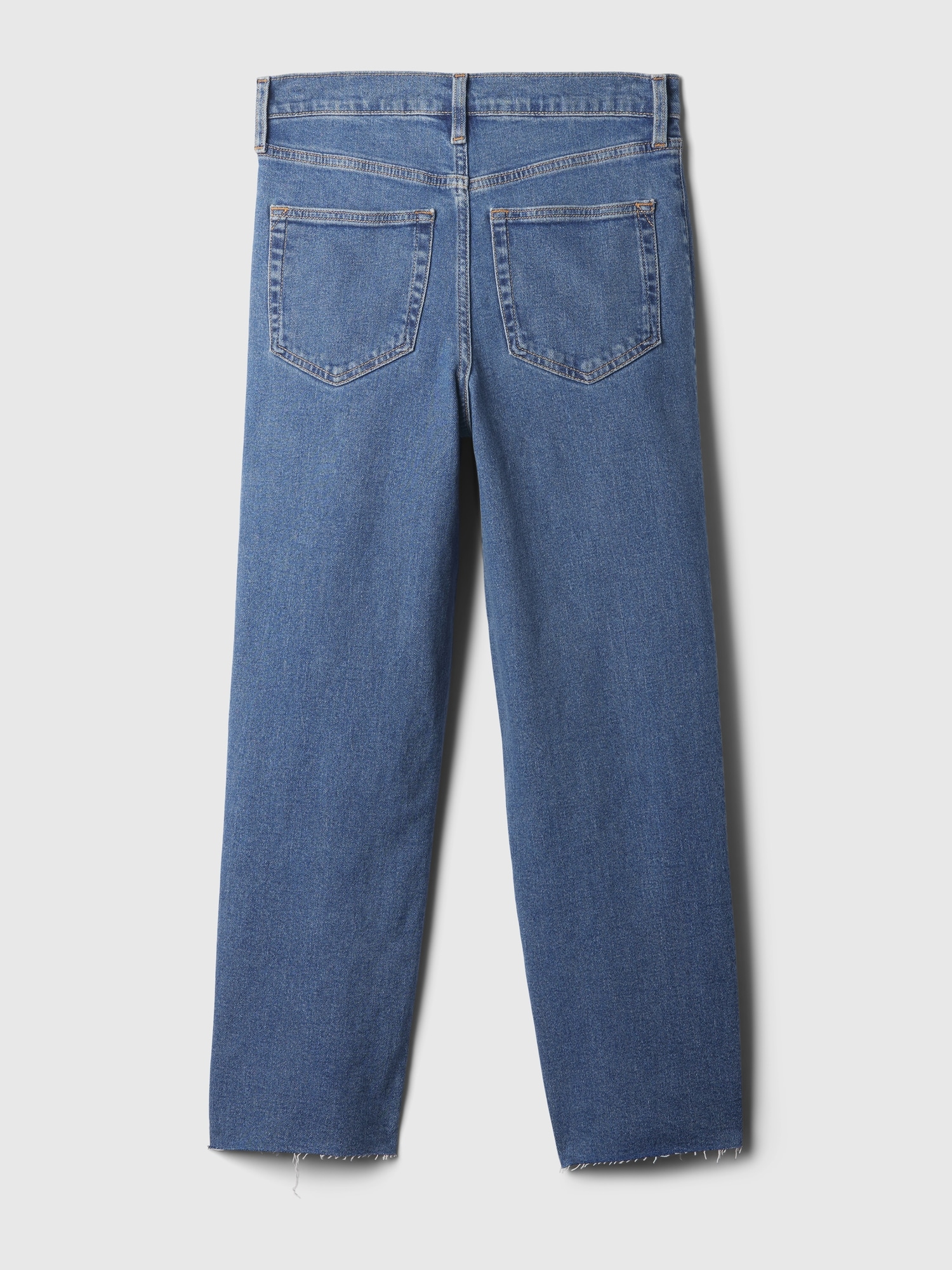 High Rise Stride Wide Leg Ankle Jeans Gap