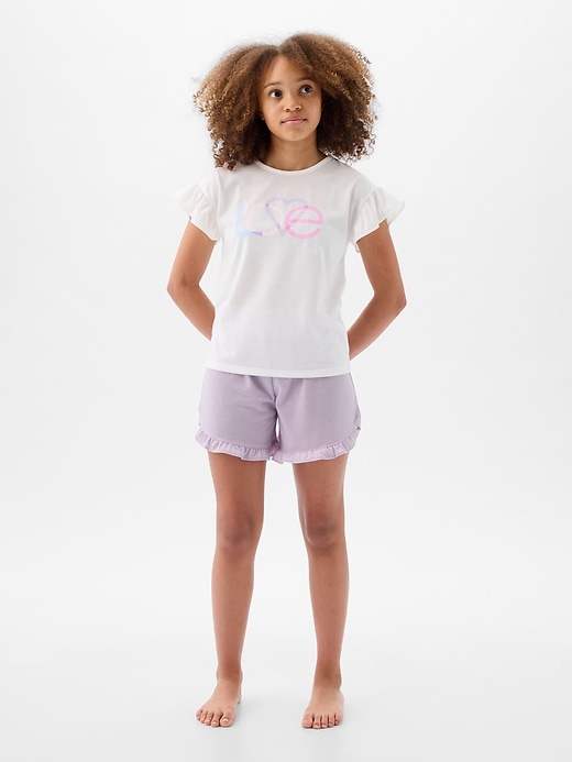 Image number 1 showing, Kids Recycled Flutter PJ Set