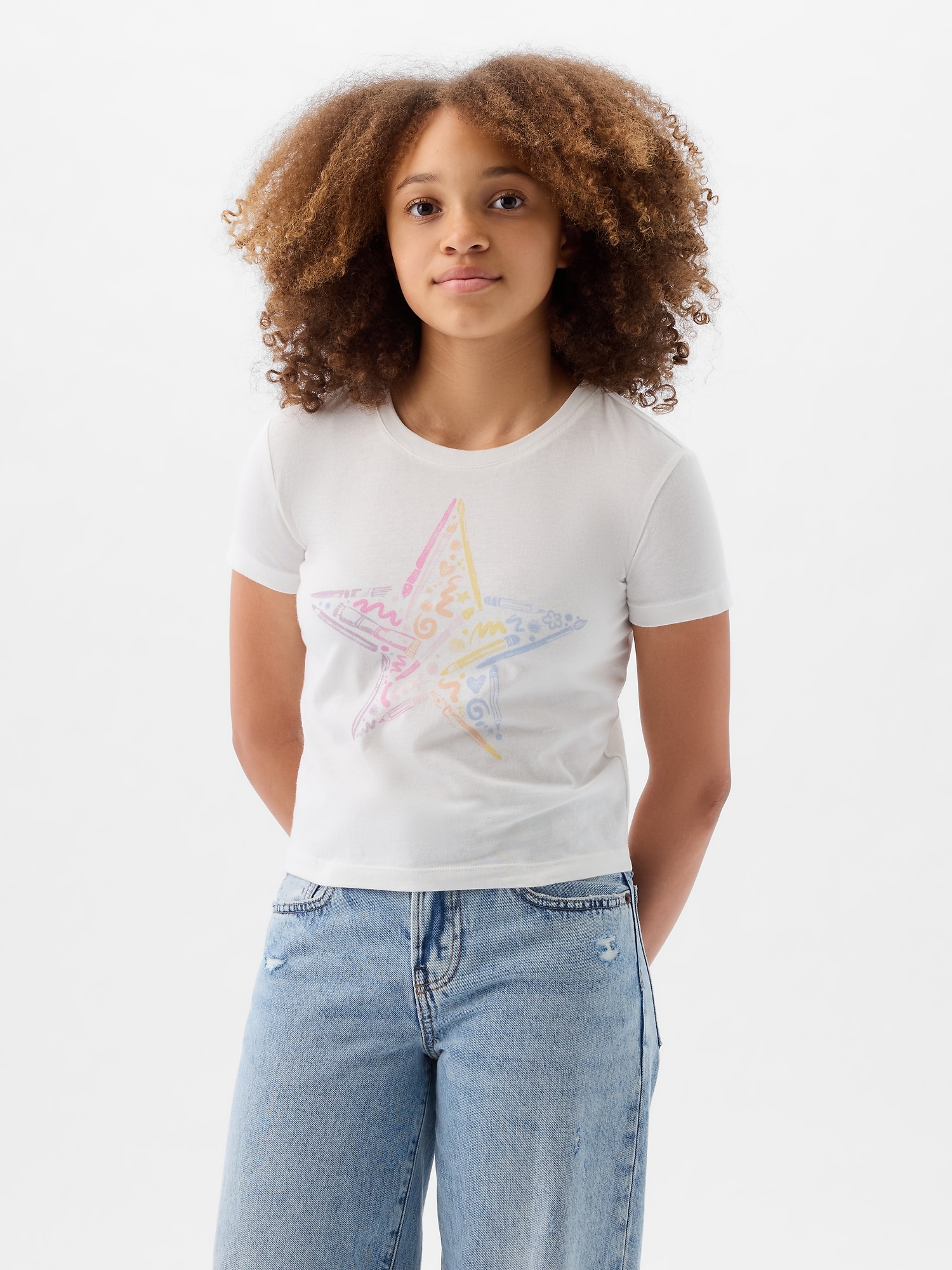 Kids Organic Cotton Graphic TShirt Gap