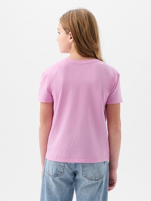 2 of 8 showing, with the color sugar pink of product Kids Graphic T-Shirt