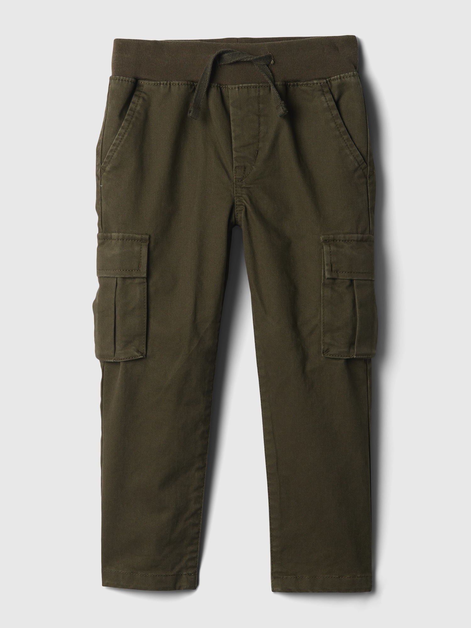 Cotton Cargo Pants - Khaki green - Kids