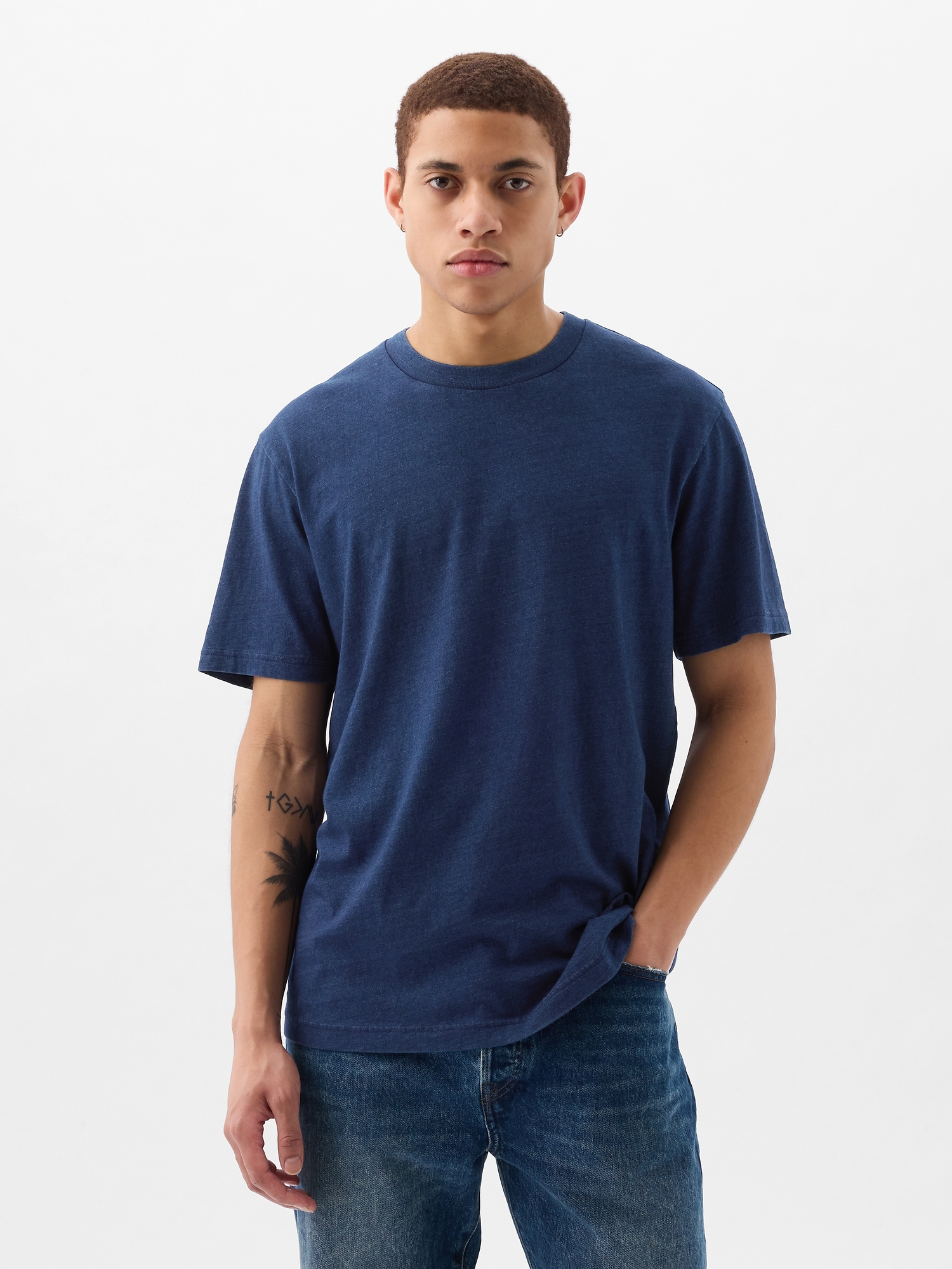 Gap Original T-shirt In Dark Indigo