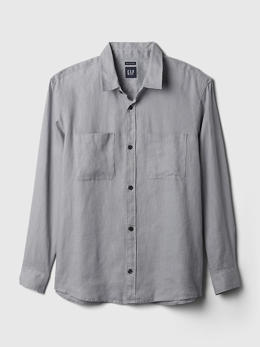 Linen Two-Pocket Shirt | Gap