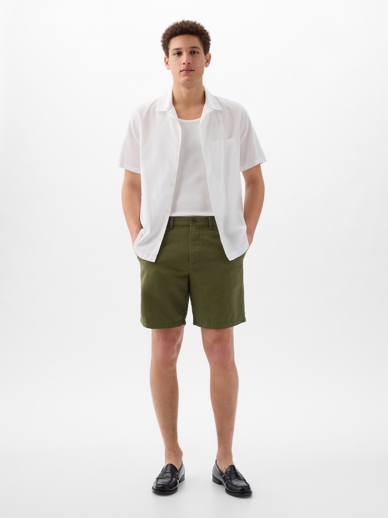 8 Linen-Cotton Shorts