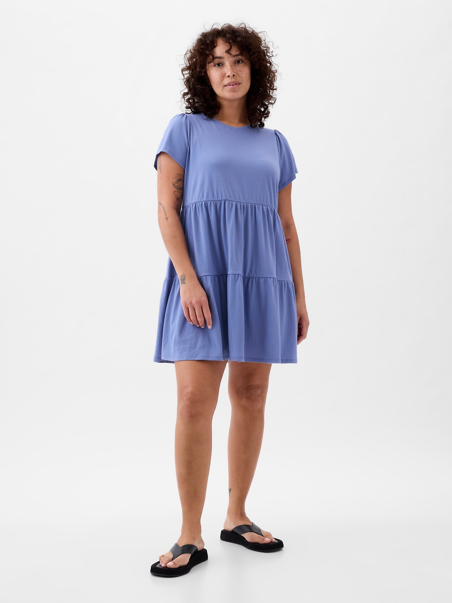 tiered-mini-dress-gap