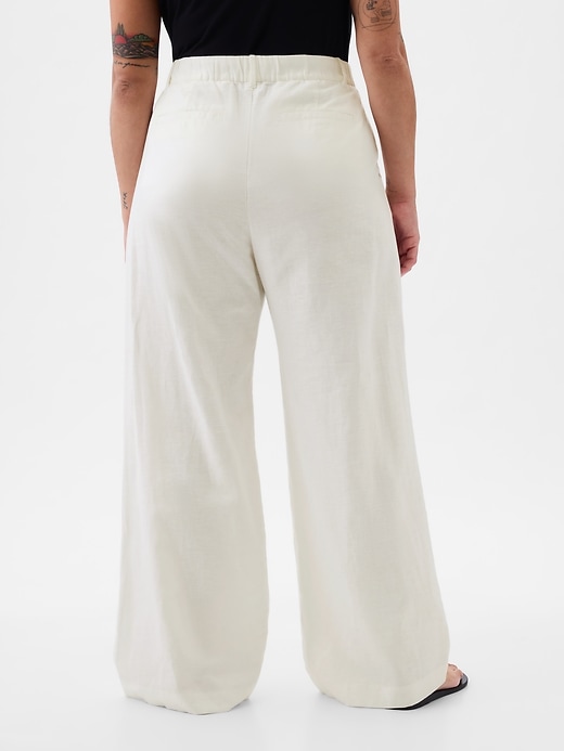 Image number 6 showing, 365 High Rise Linen-Cotton Trousers