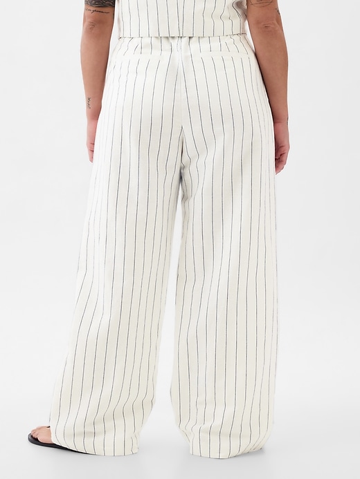 Image number 6 showing, 365 High Rise Linen-Cotton Trousers