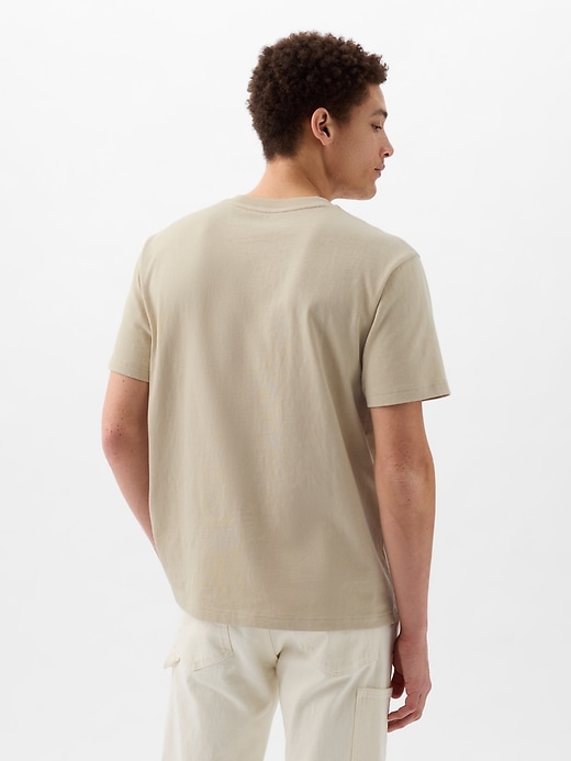 2 of 8 showing, with the color bedrock of product Heavyweight Pocket T-Shirt