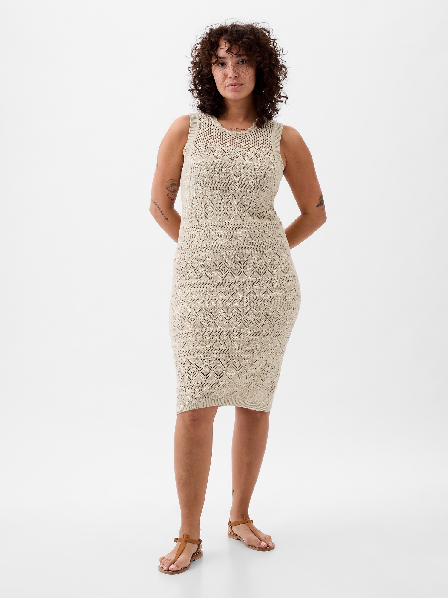 Crochet Midi Dress | Gap