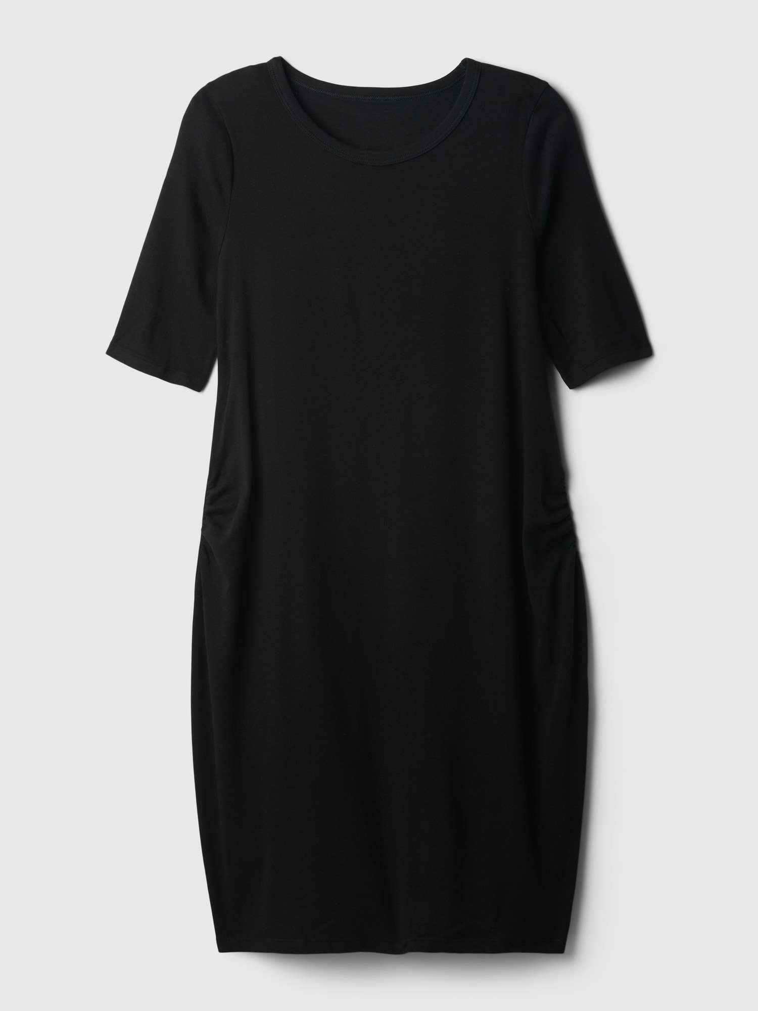 Gap Maternity Modern Mini T-shirt Dress In Black