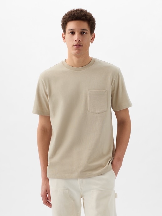 Image number 1 showing, Heavyweight Pocket T-Shirt