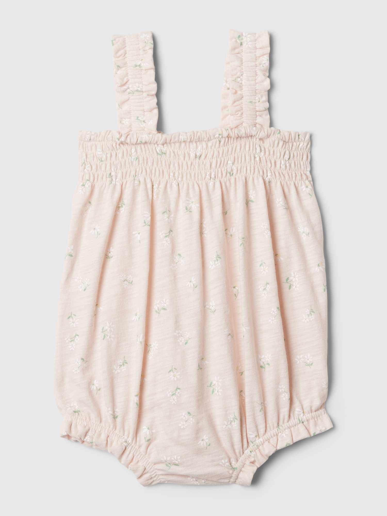 Baby Smocked Shorty One-Piece