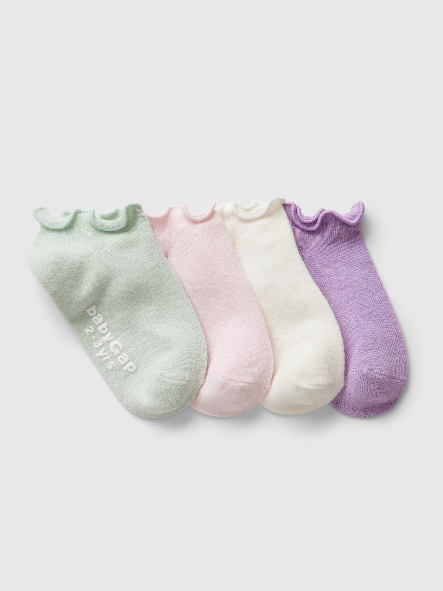 Toddler NoShow Socks (4Pack) Gap