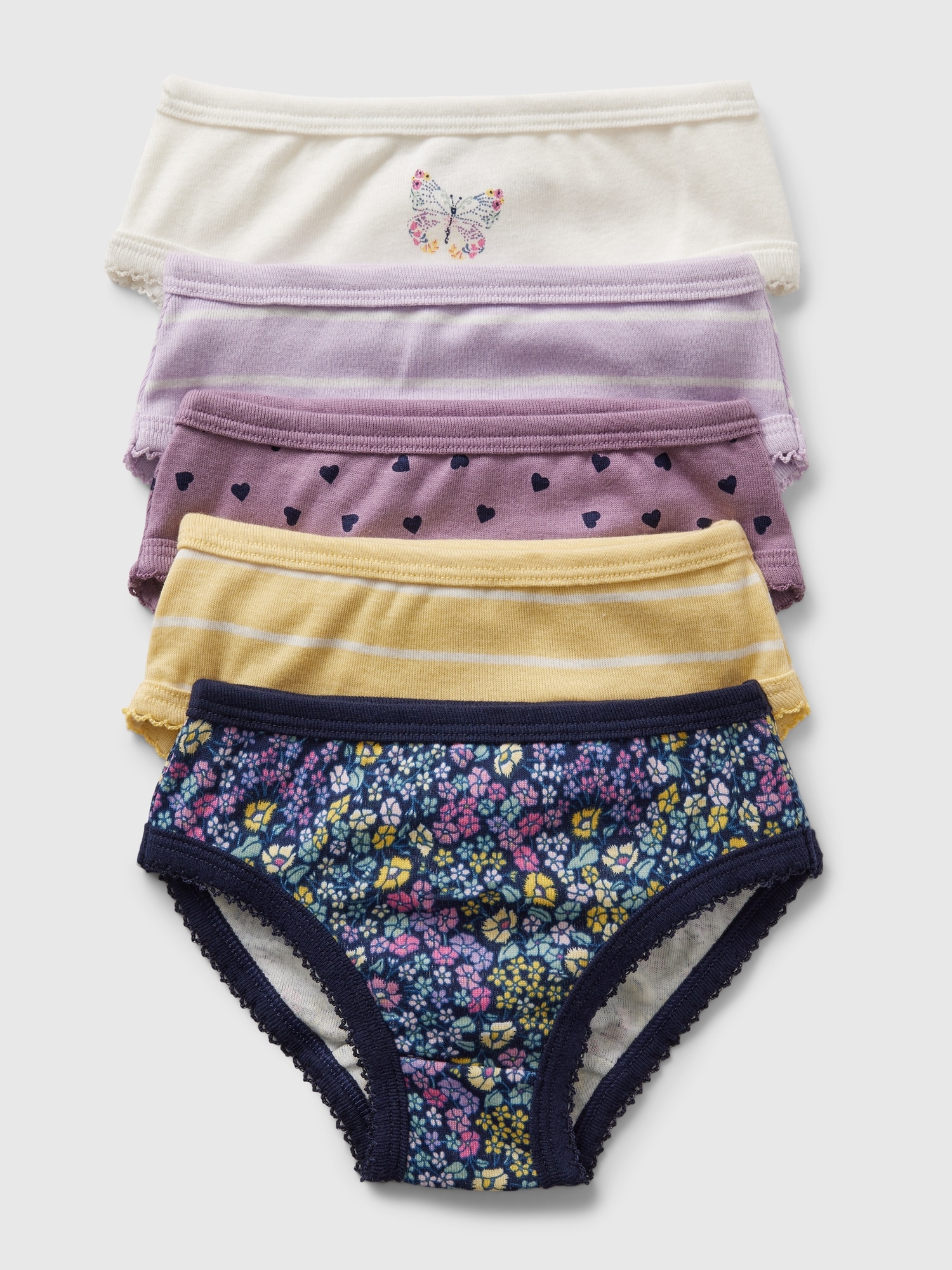 Toddler Organic Cotton Bikini Briefs (5-Pack)