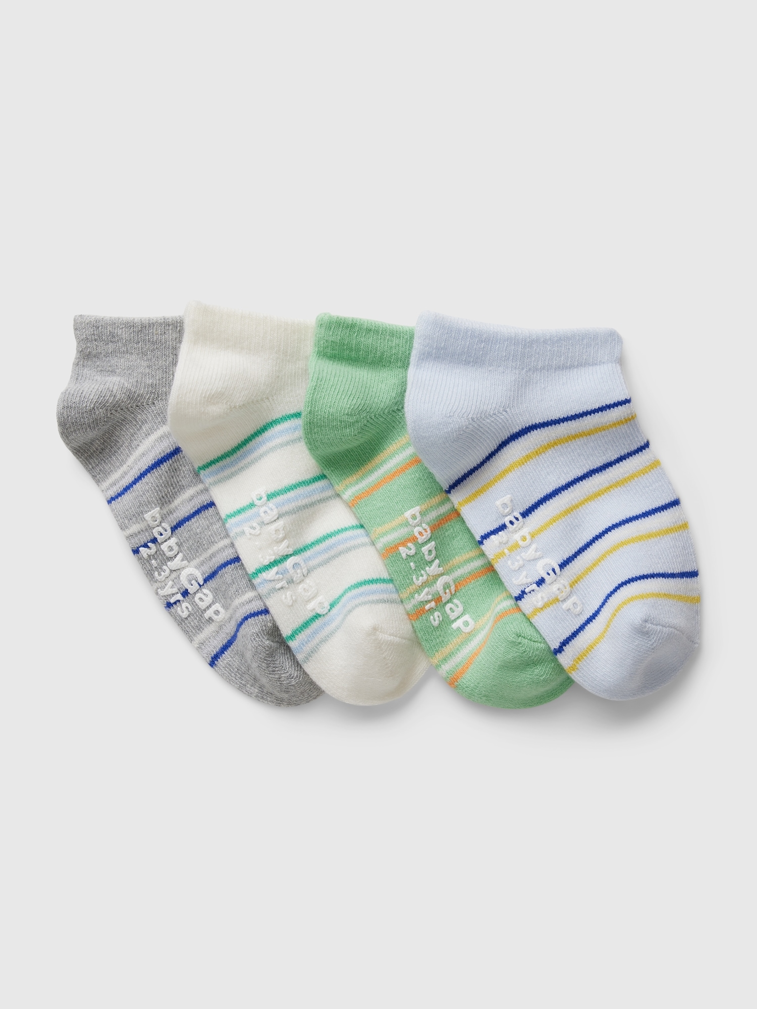 Toddler No-Show Socks (4-Pack)