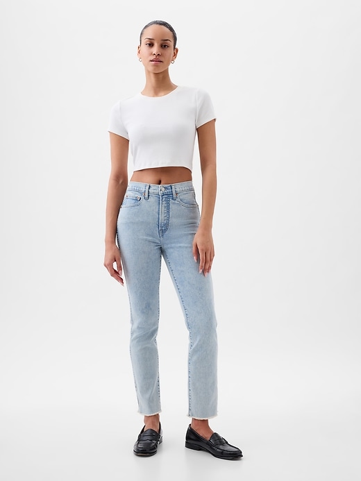 Image number 1 showing, High Rise Vintage Slim Jeans