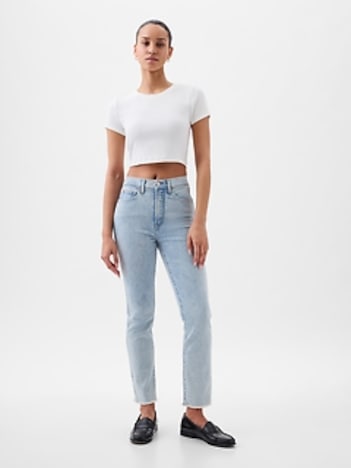 High Rise Vintage Slim Jeans