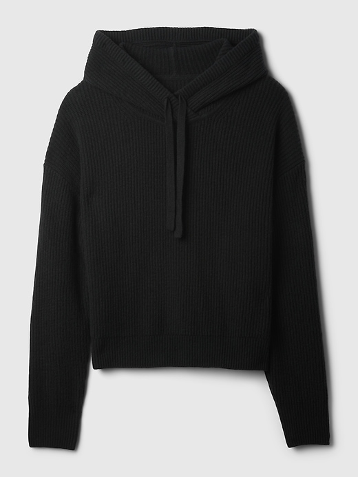 Image number 8 showing, CashSoft Shaker-Stitch Sweater Hoodie