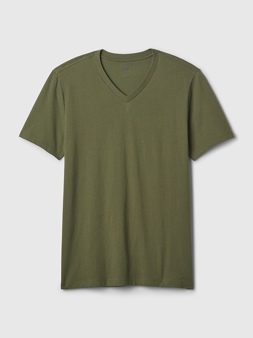 Image number 4 showing, Cotton Classic V T-Shirt