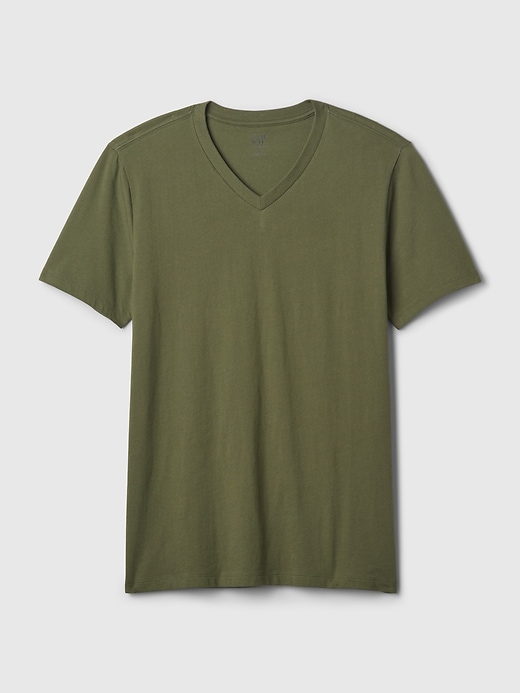 Cotton Jersey V-Neck T-Shirt | Gap