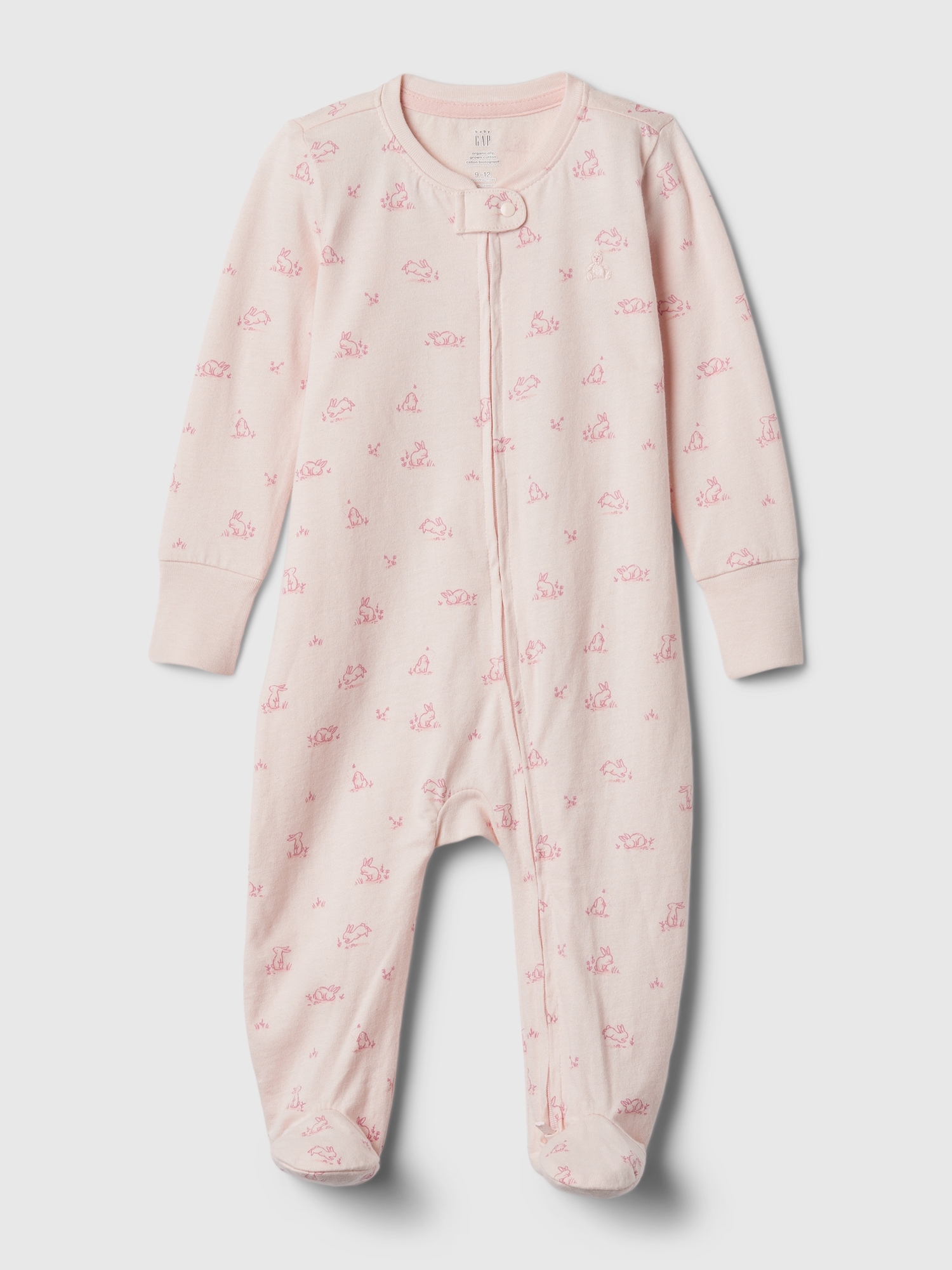 Gap Kids' Baby First Favorites Graphic One-piece In Barely Pink