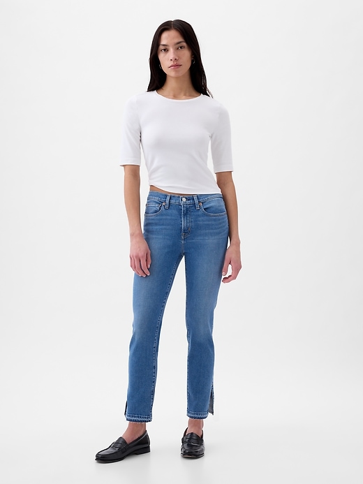 Image number 1 showing, Mid Rise Vintage Slim Jeans