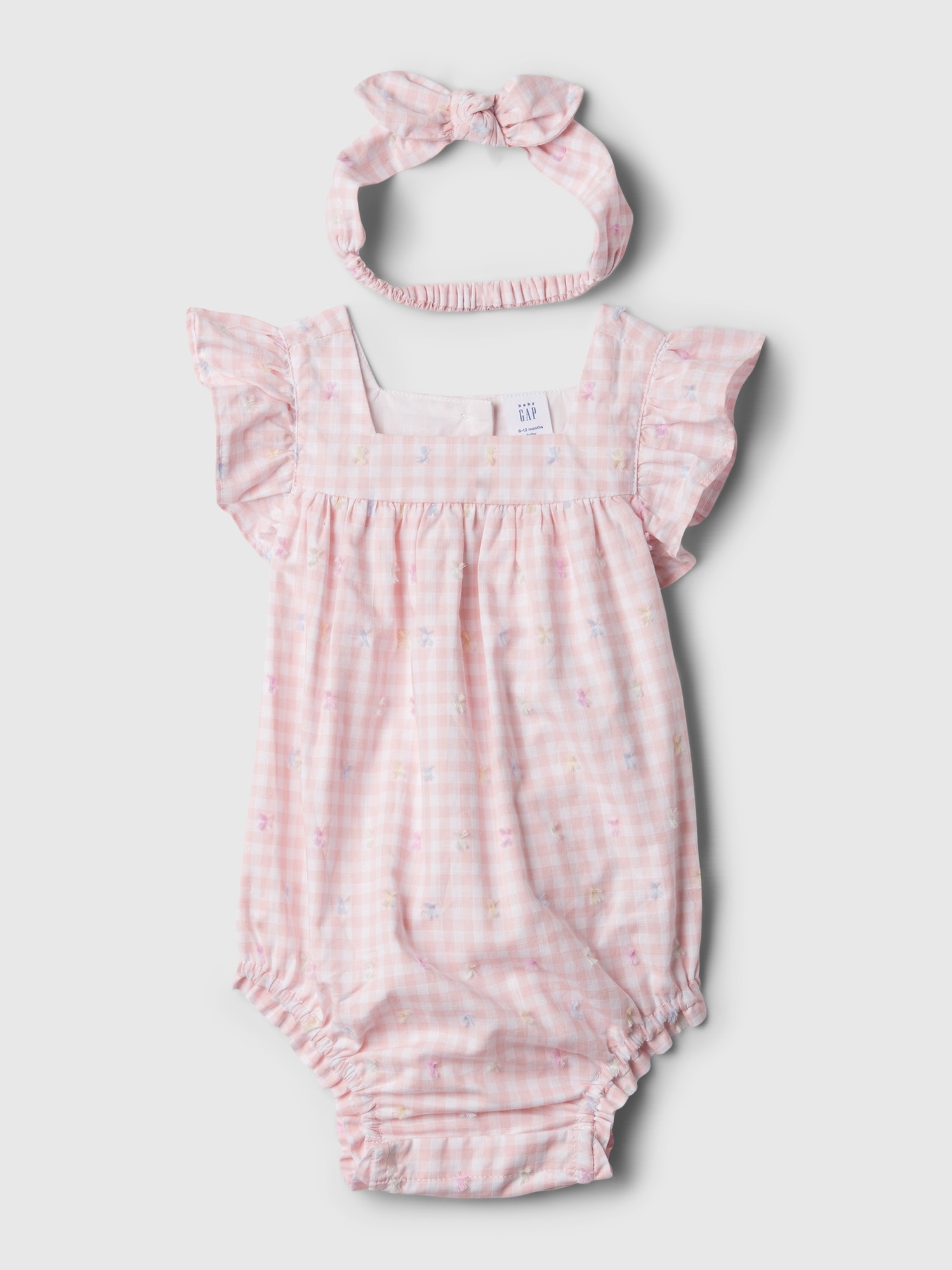 Baby Gingham Bubble Shorty One-Piece