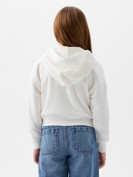 Image number 2 showing, Kids Vintage Soft Cropped Hoodie