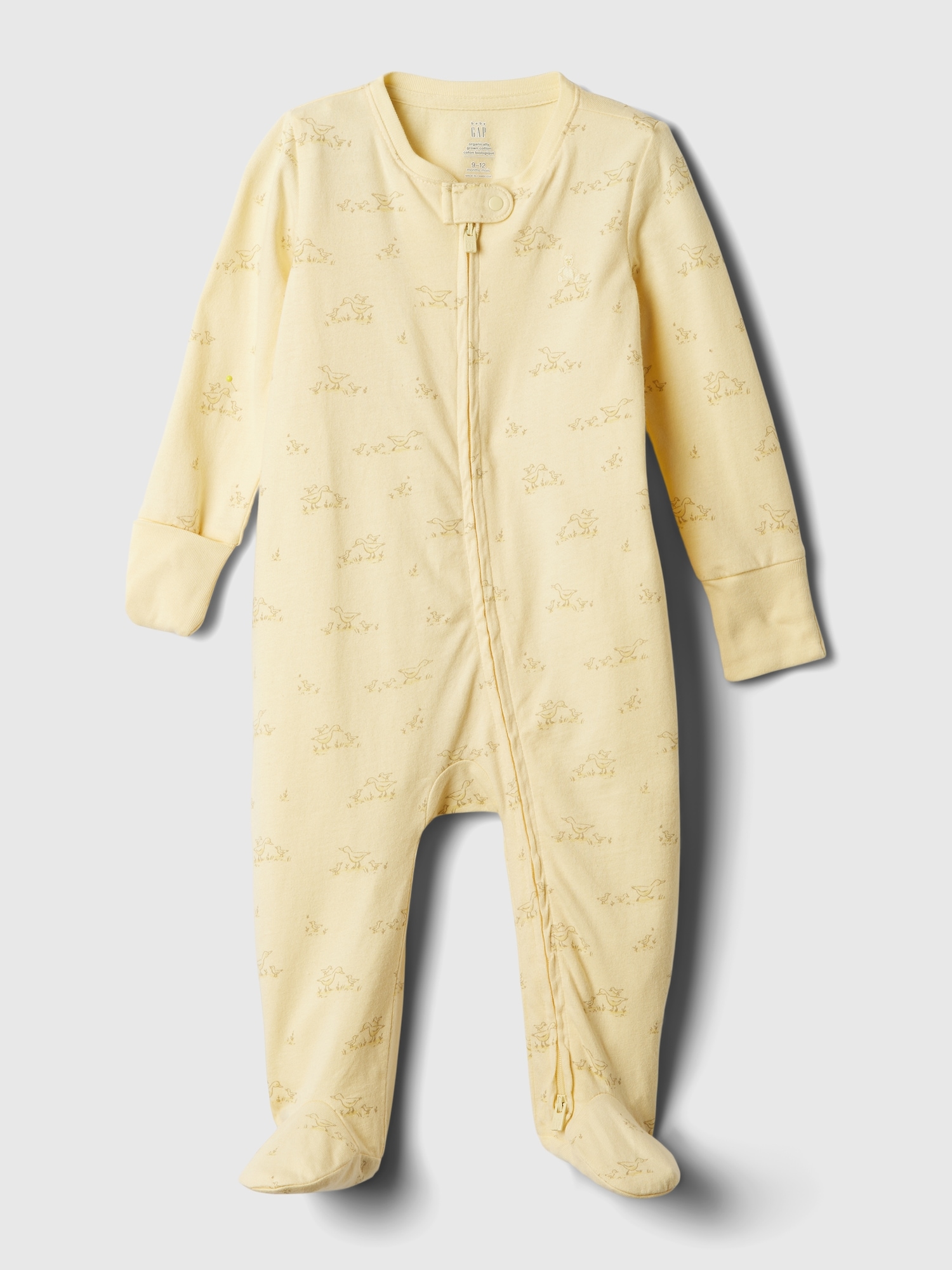 Gap Kids' Baby First Favorites Graphic One-piece In Maize Yellow