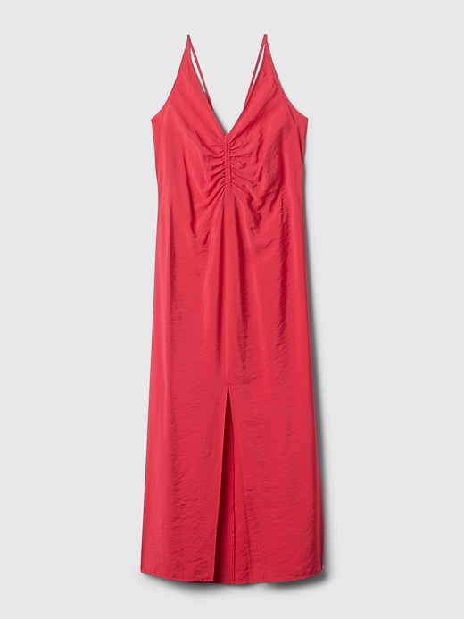 Image number 6 showing, Ruched Slip Midi Dress