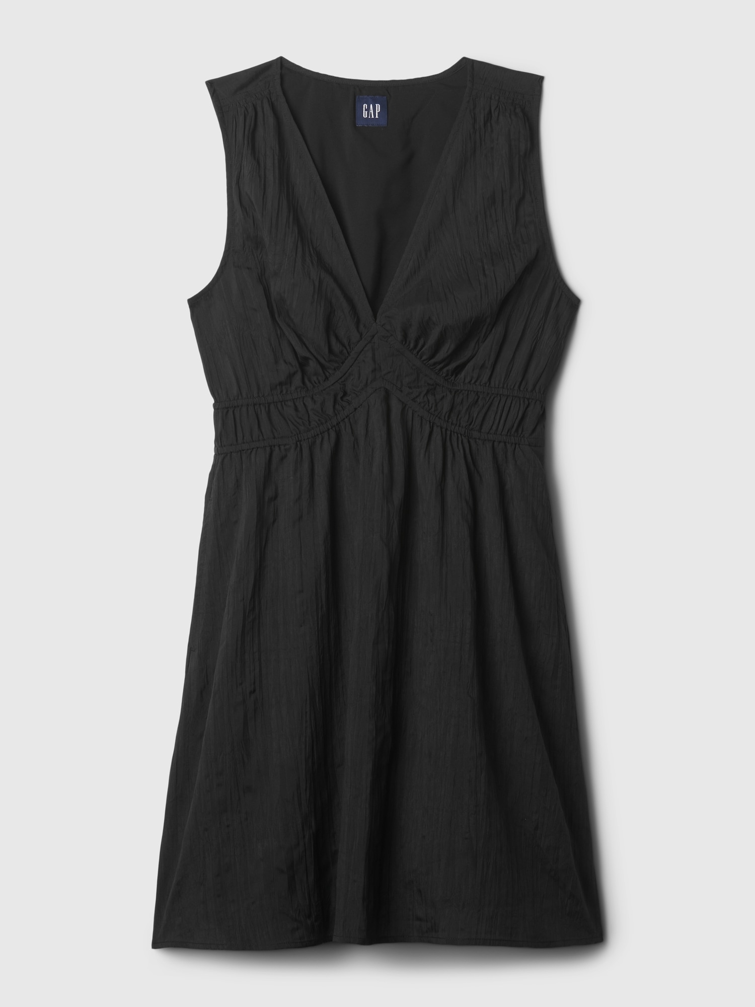 Textured Crinkle Empire Waist Mini Dress Gap Textured Crinkle Empire Waist Mini Dress Gap