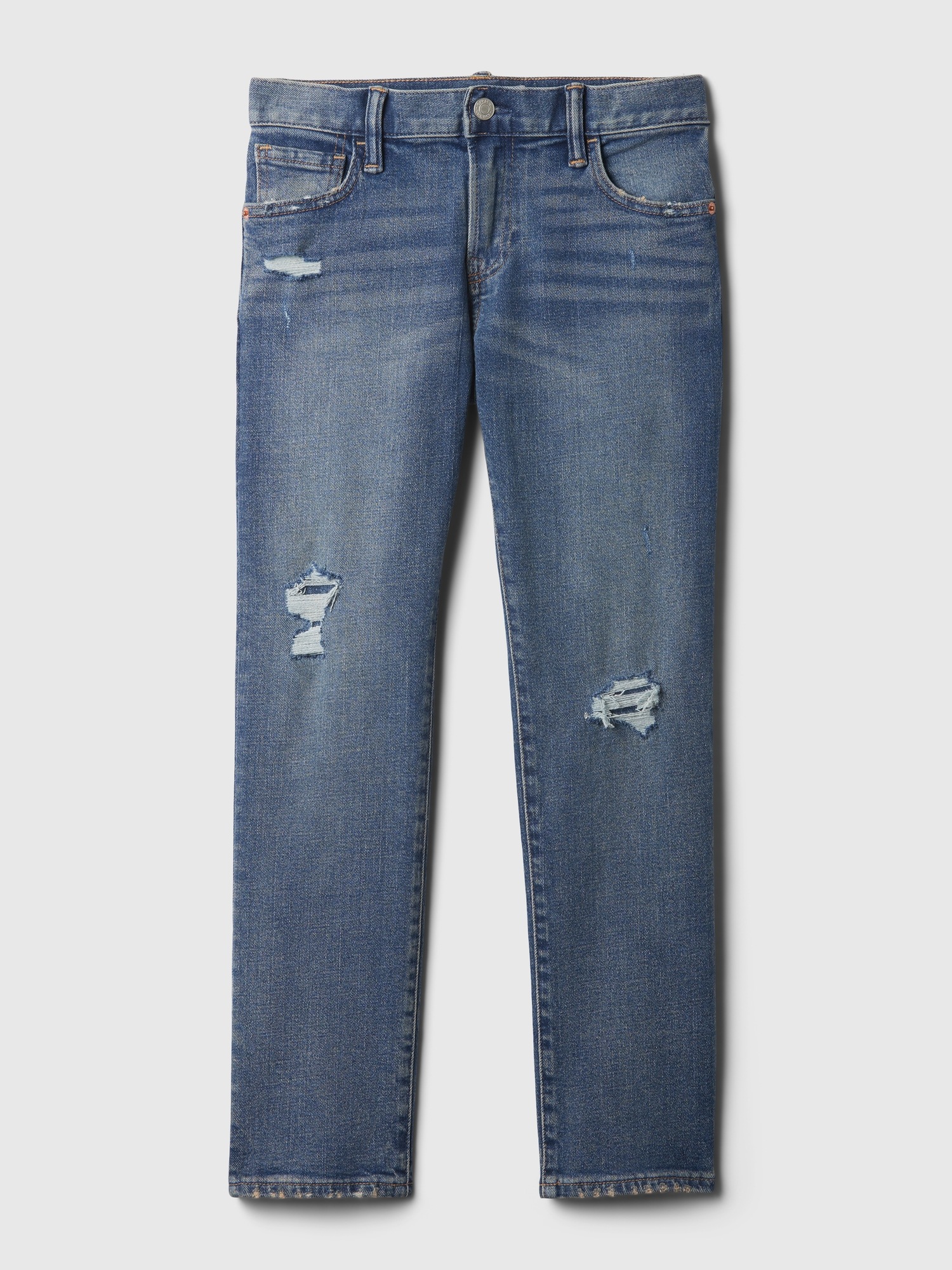 Детские джинсы Gap Kids Rip & Repair Slim Jeans — фото 3