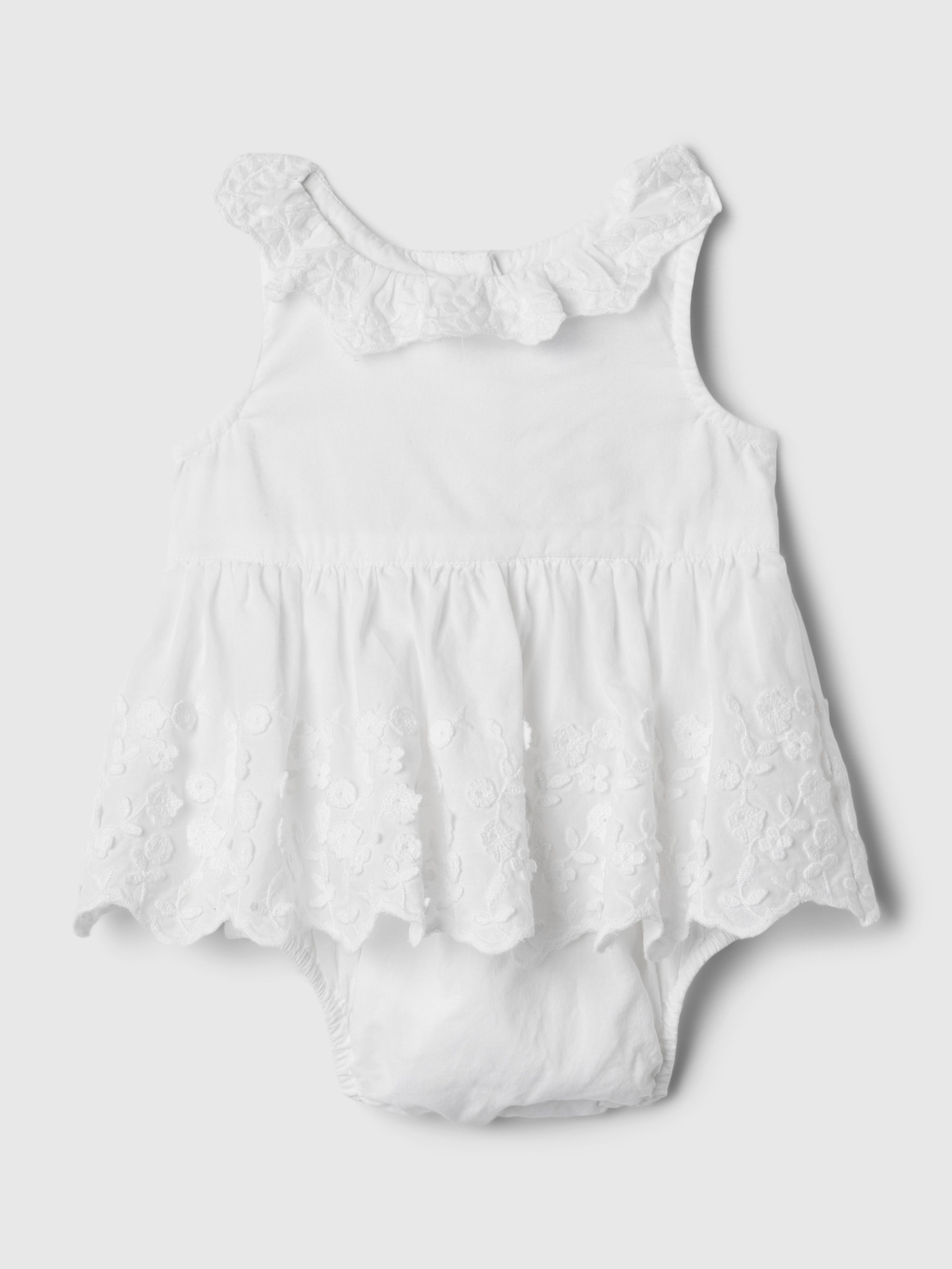 Shop Gap Baby Eyelet One-piece In White