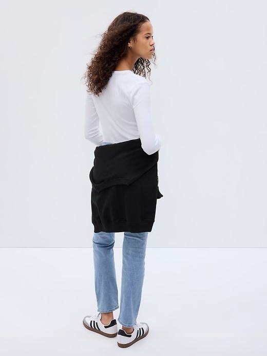 2 of 8 showing, with the color optic white of product Modern V-Neck T-Shirt