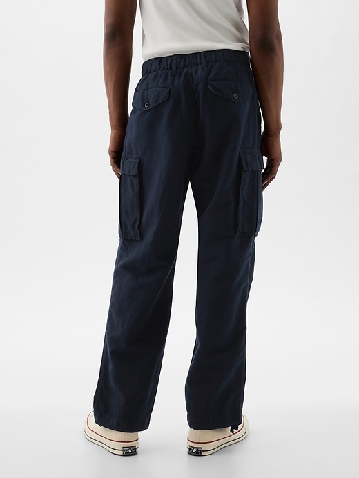 Image number 9 showing, Linen-Cotton Cargo Pants