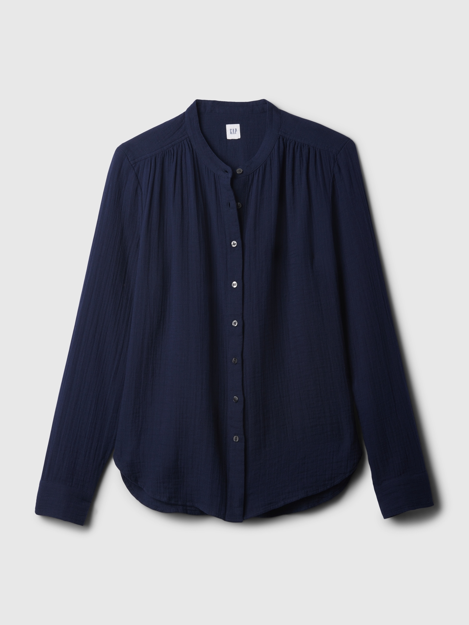 Crinkle Gauze Shirt Gap