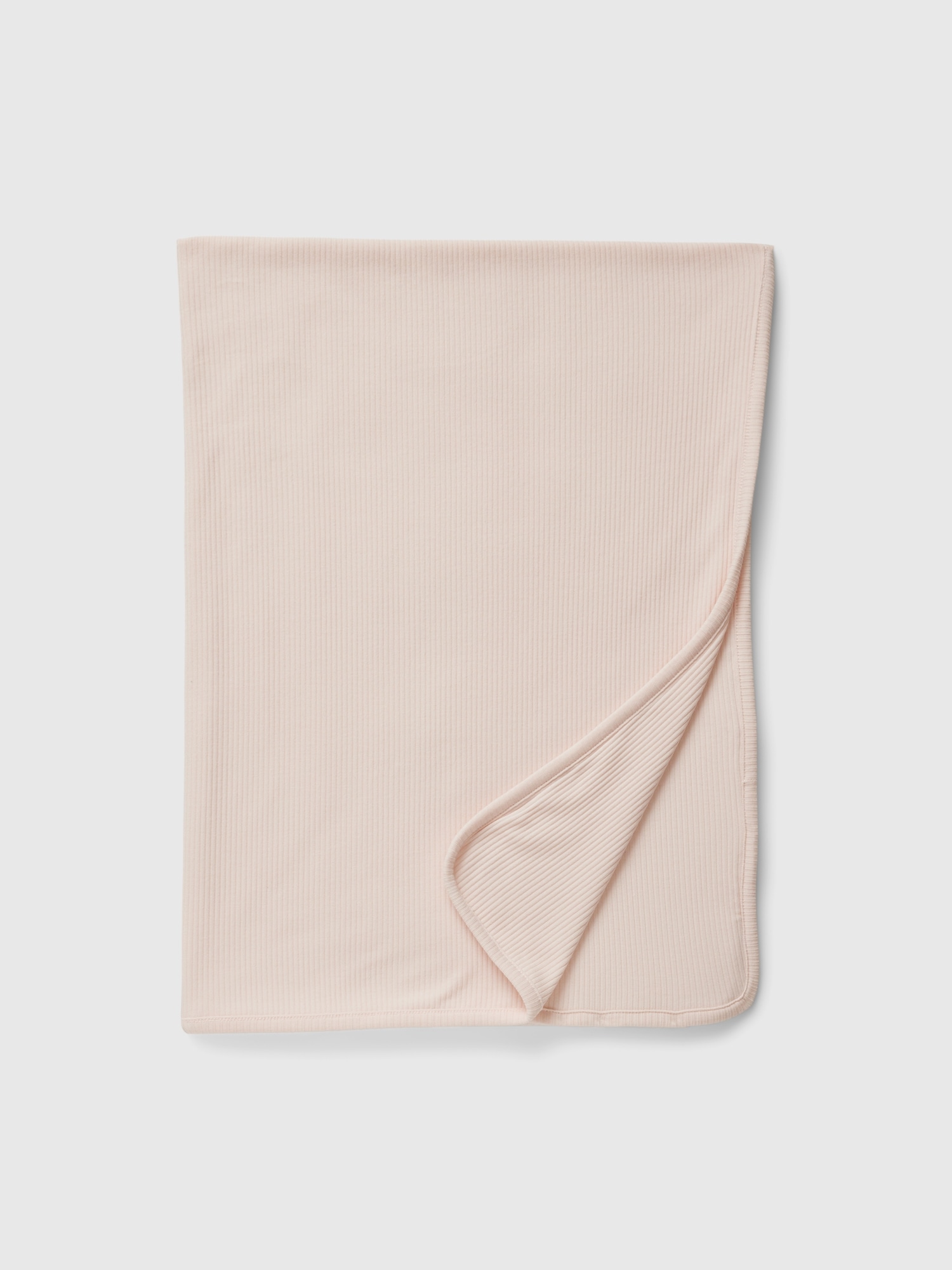 Gap Baby Tinyrib Blanket In Barely Pink