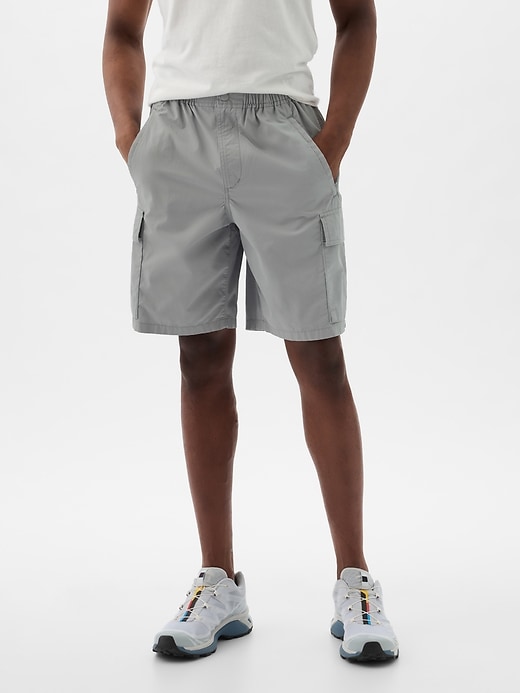 Image number 2 showing, 8" Poplin Cargo Shorts