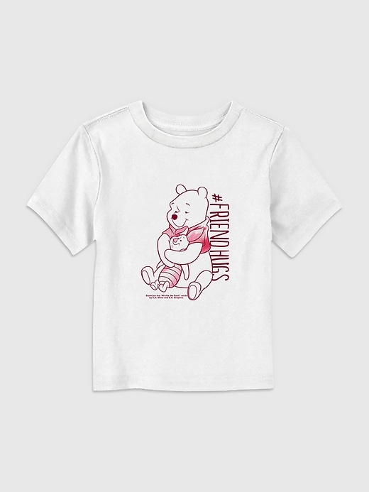 1 of 8 showing, with the color WHITE of product Toddler Winnie the Pooh Friends Graphic Tee