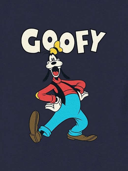 2 of 8 showing, with the color NAVY of product Toddler Mickey And Friends Goofy Graphic Tee