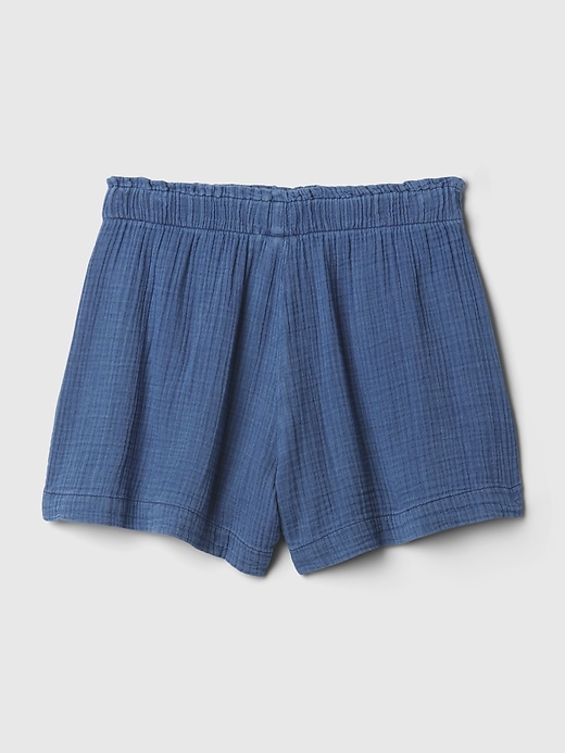 Image number 8 showing, Crinkle Gauze Denim Easy Shorts