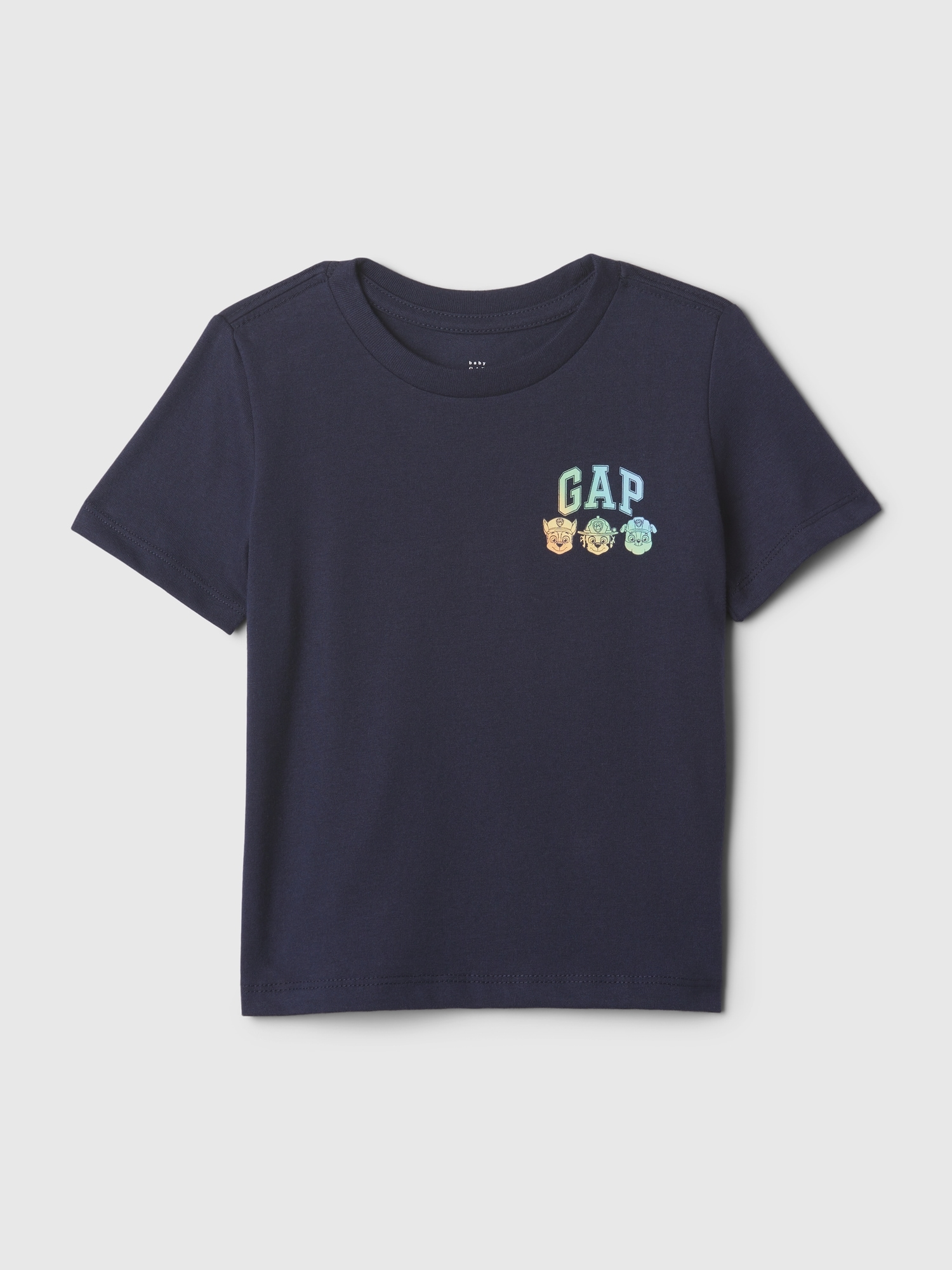 Gap Baby Paw Patrol Logo Graphic T-shirt In Dark Night Blue