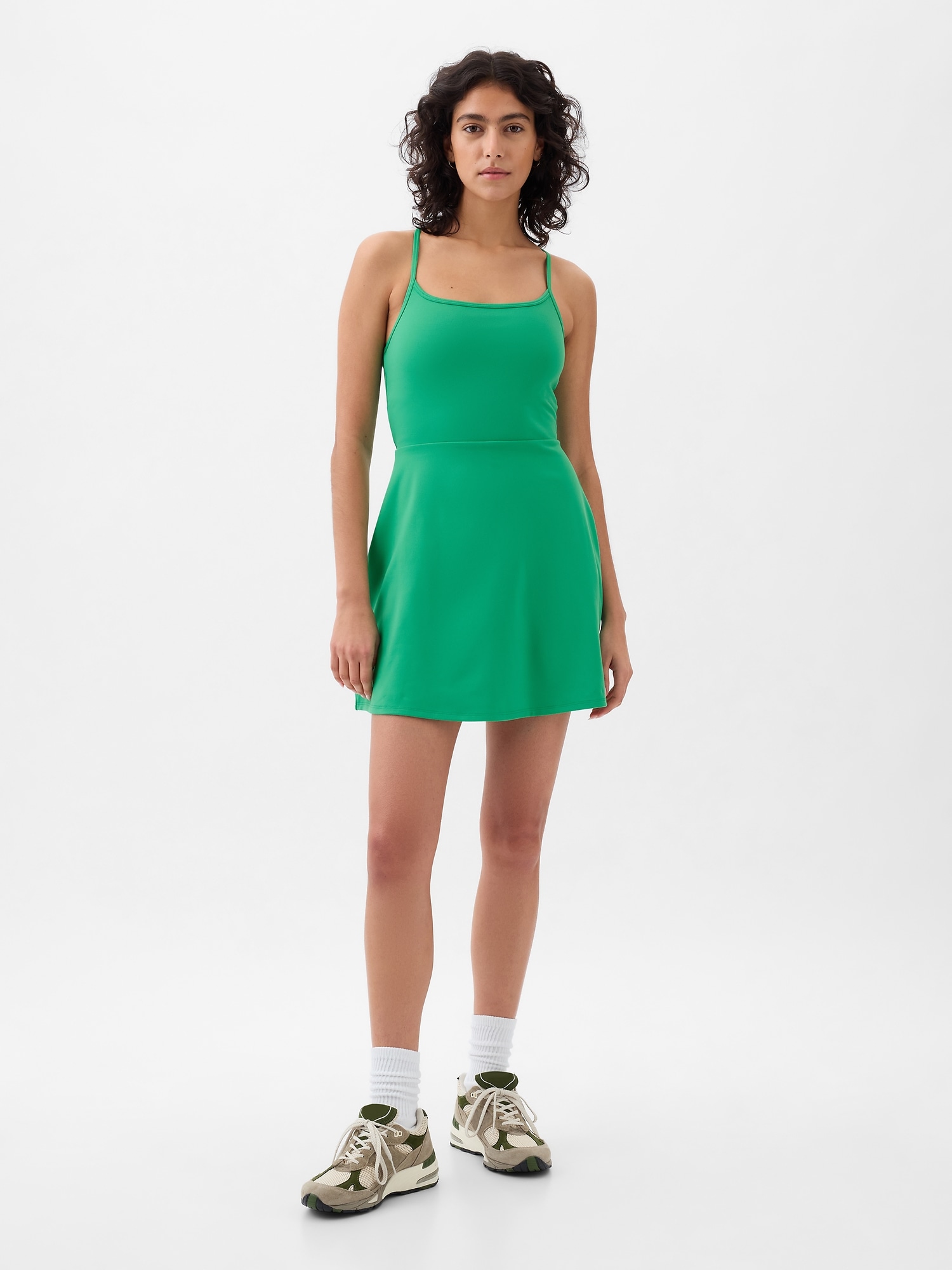 Gap Fit Power Exercise Dress In Simply Green
