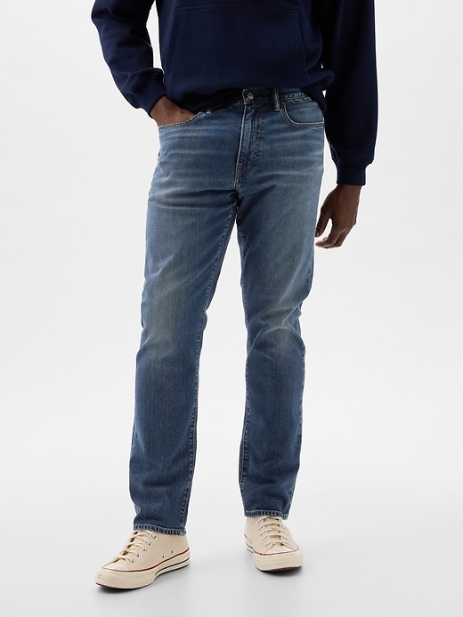 Image number 8 showing, Athletic Straight Jeans