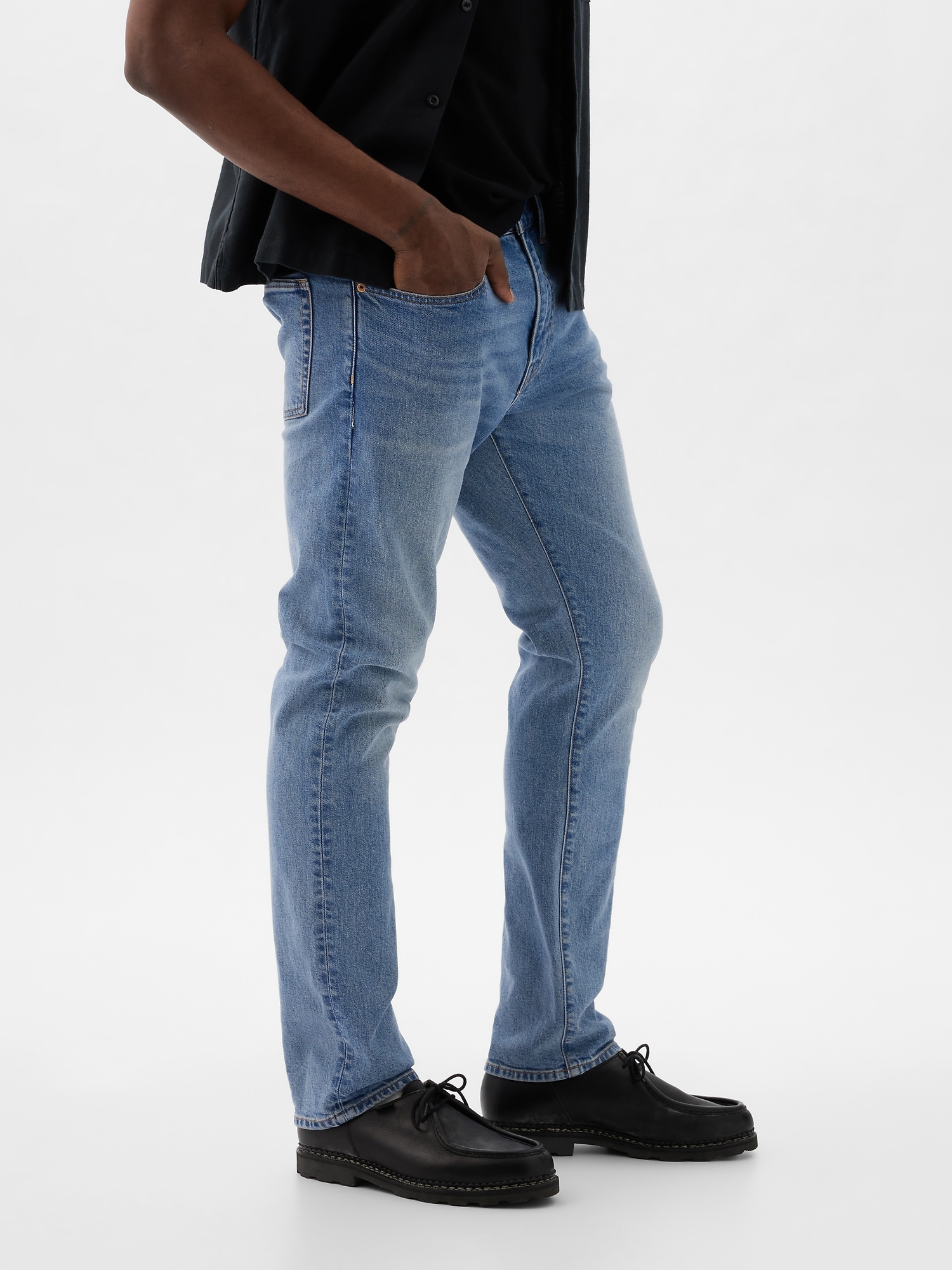 Athletic Straight Jeans Gap