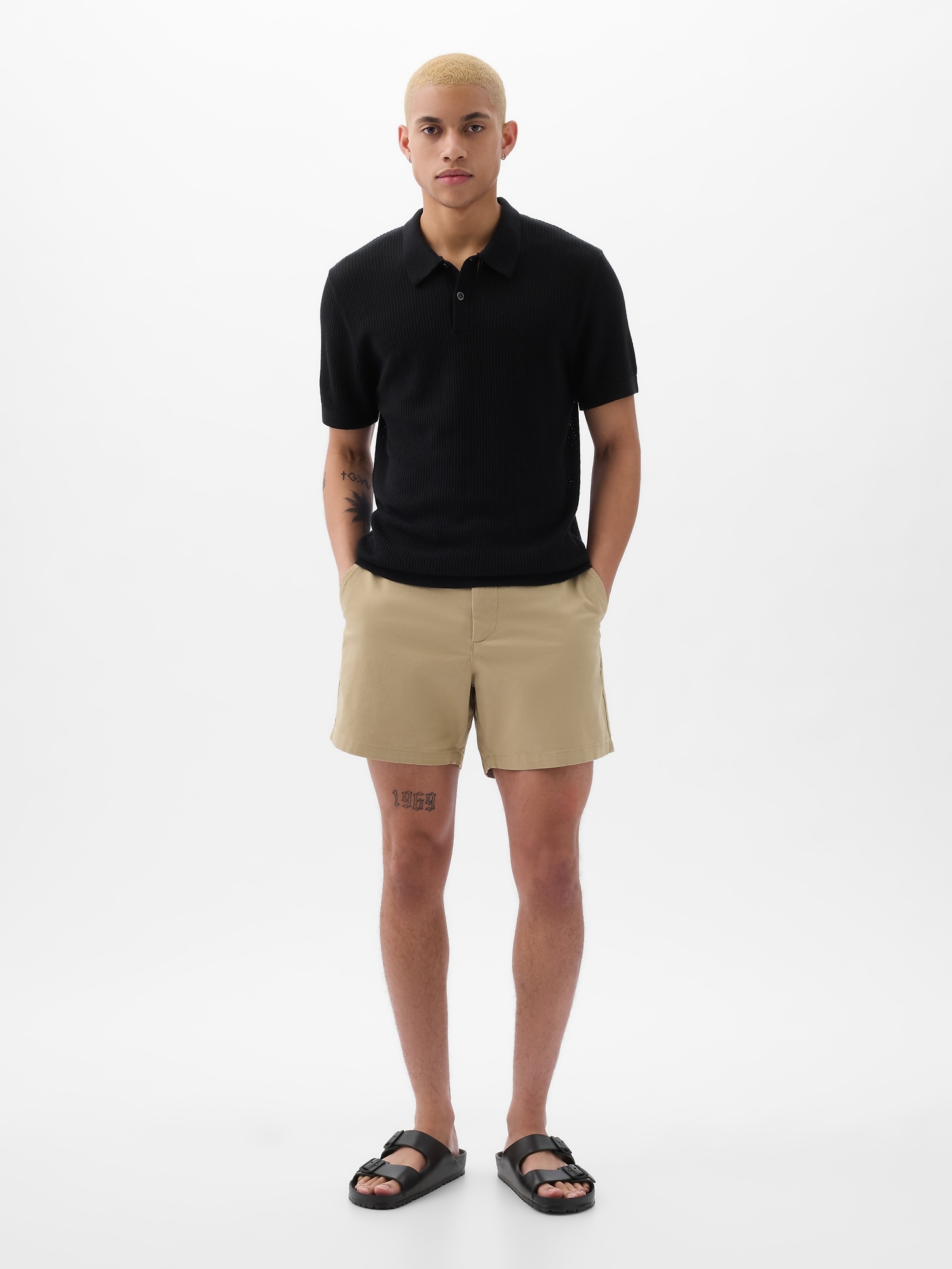 Gap 6" Vintage Shorts In Iconic Khaki