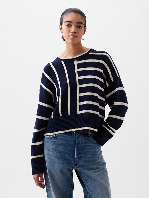 Image number 1 showing, Oversized Crewneck Sweater