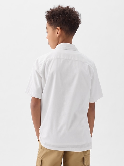 Image number 2 showing, Kids Linen-Cotton Shirt