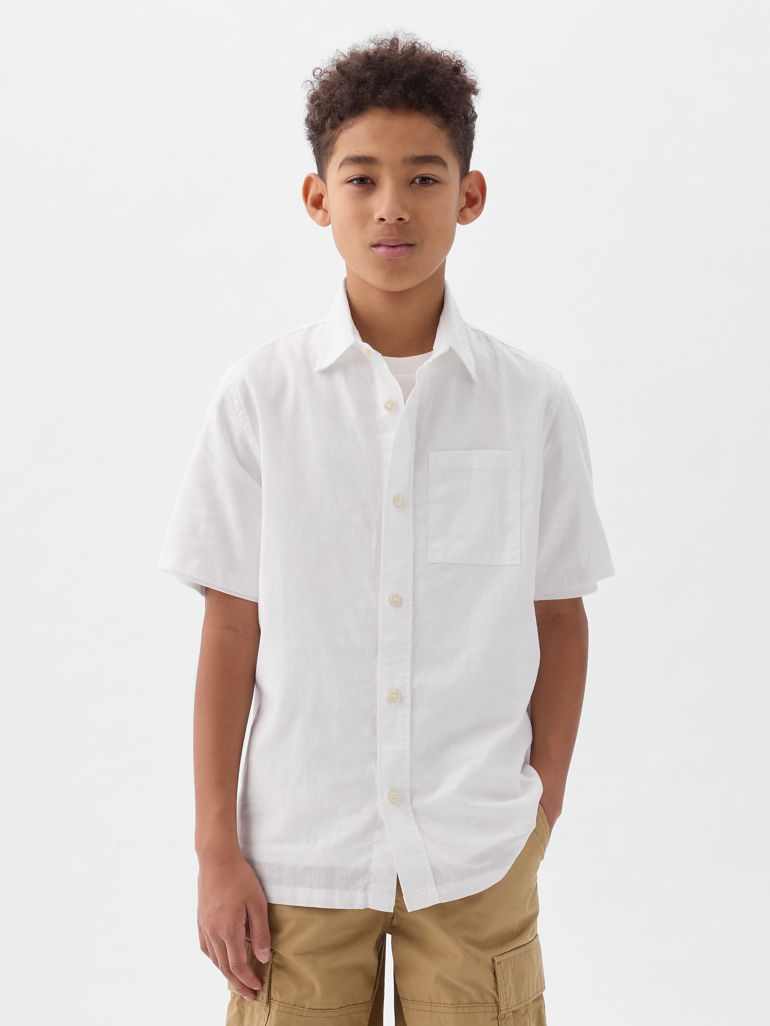 Kids Linen-Cotton Shirt